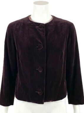 Vintage 60s Roth-Le Cover California Cropped Velvet Jacket | Union Label